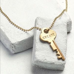 The Giving Keys Ball Chain Necklace BELIEVE